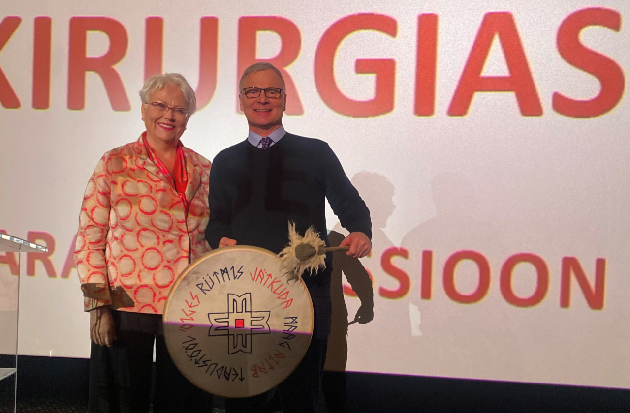 Maagi preemia pälvis prof Peep Talving. Fotol koos innovatsioonijuhi Terje Peetsoga Maagi preemia pälvis prof Peep Talving. Fotol koos innovatsioonijuhi Terje Peetsoga